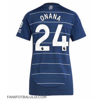 Aston Villa Amadou Onana #24 Tricou Fotbal Replică 2024-25 Femei Treilea